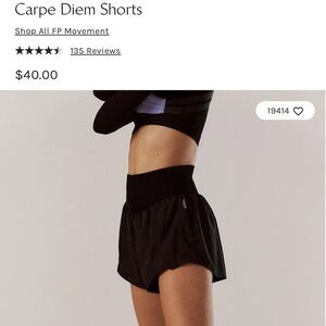 FP Movement Carpe Diem shorts: Small